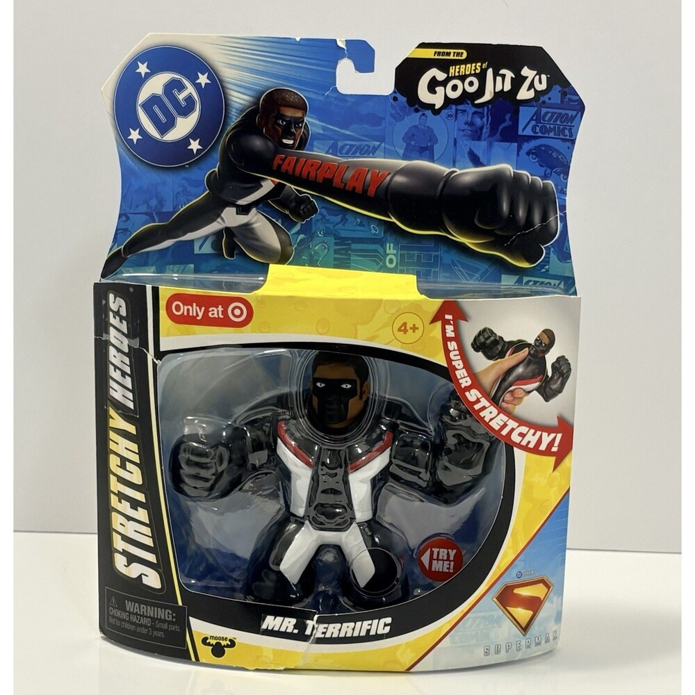 Heroes of Goo Jit Zu DC Mr. Terrific Action Figure Superman New